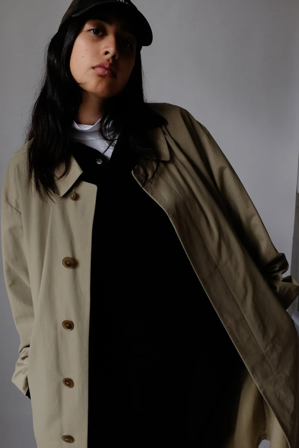 0063_CLEAN CLASSY BEIGE TRENCH COAT