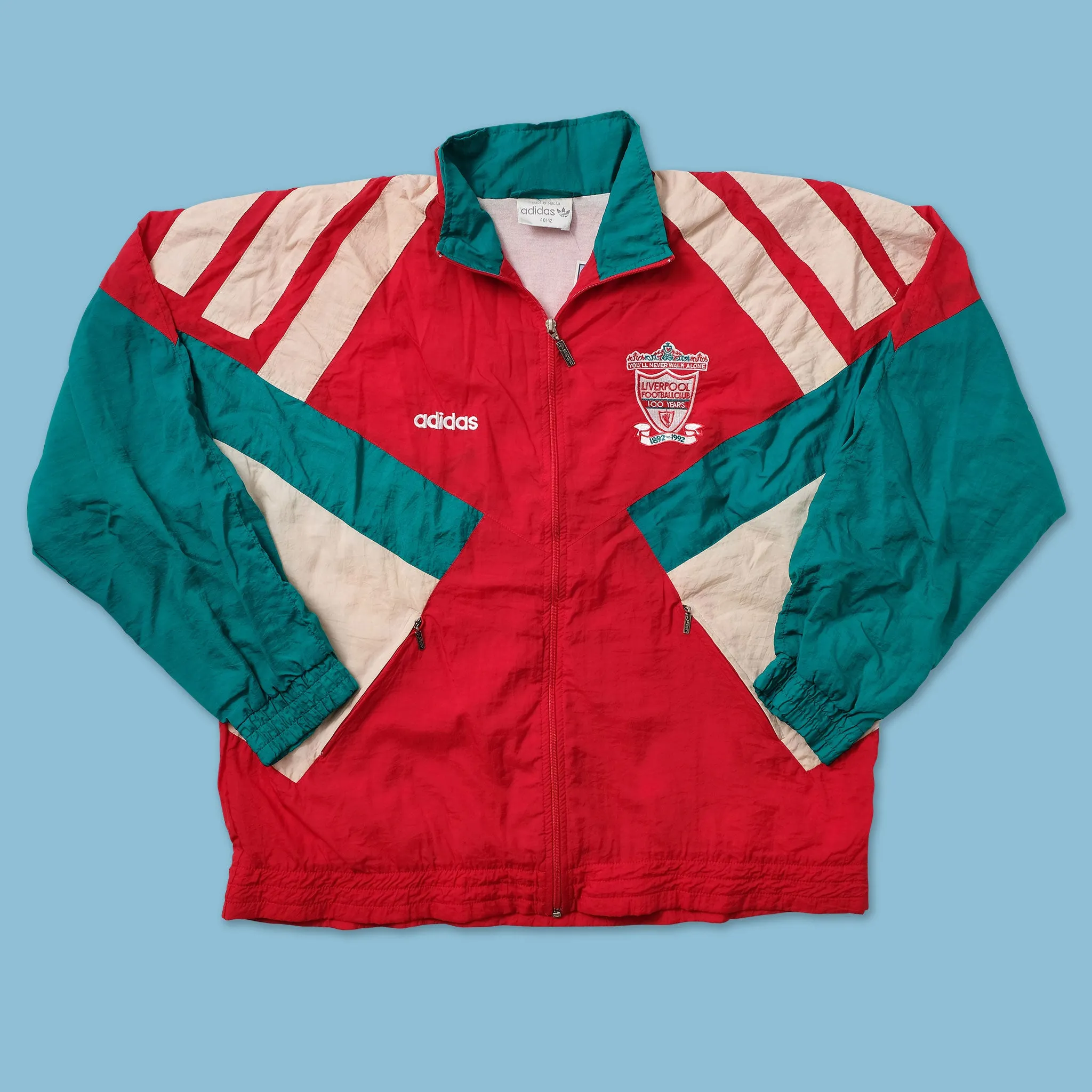 1992 adidas FC Liverpool Track Jacket XLarge