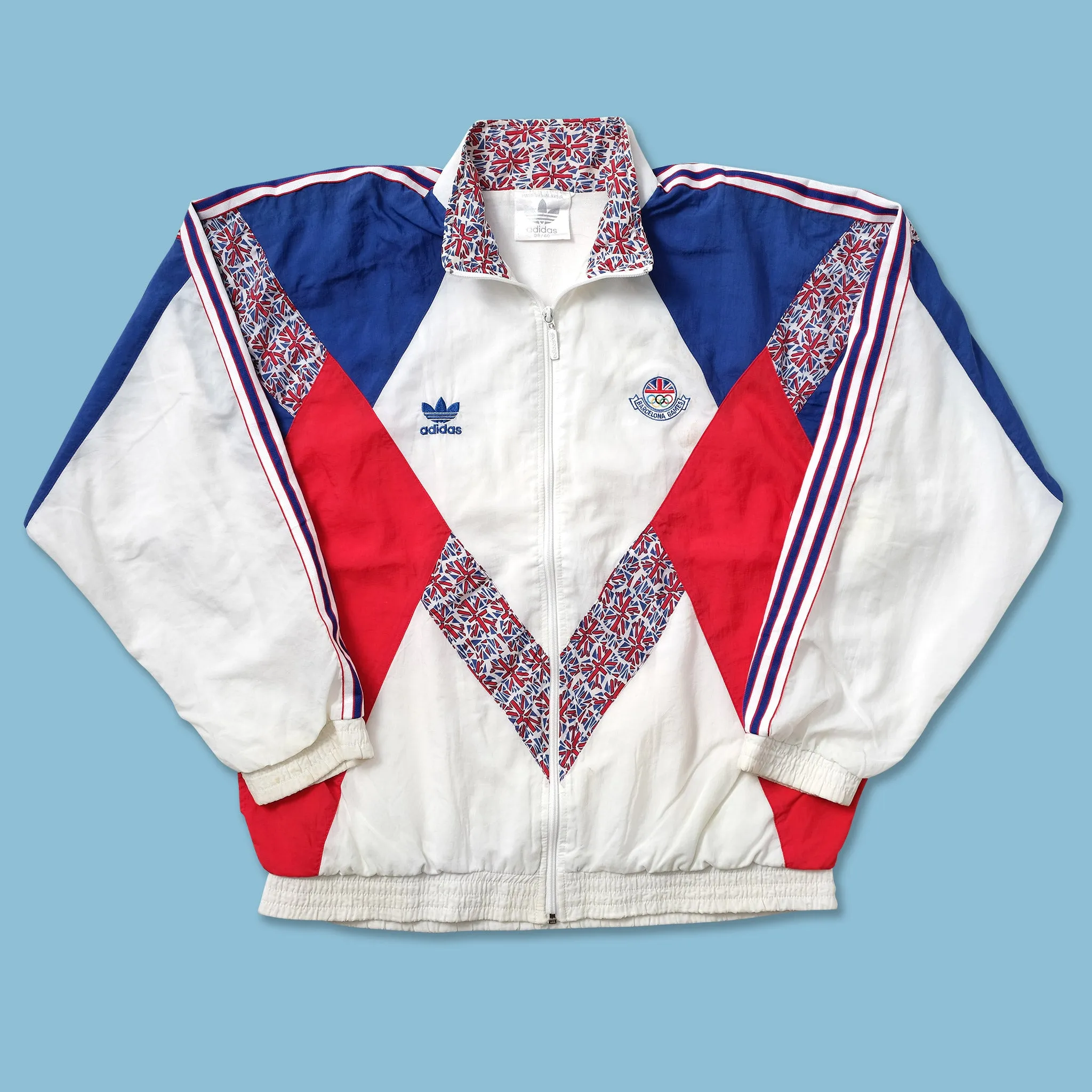 1992 adidas Olympic Games Great Britain Track Jacket Large