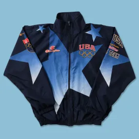 1996 Champion USA Atlanta Olympics Track Jacket Small