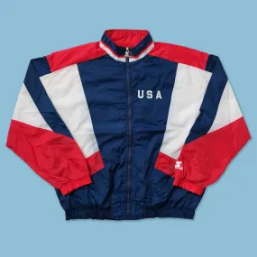 1996 Starter Olympics USA Track Jacket XLarge