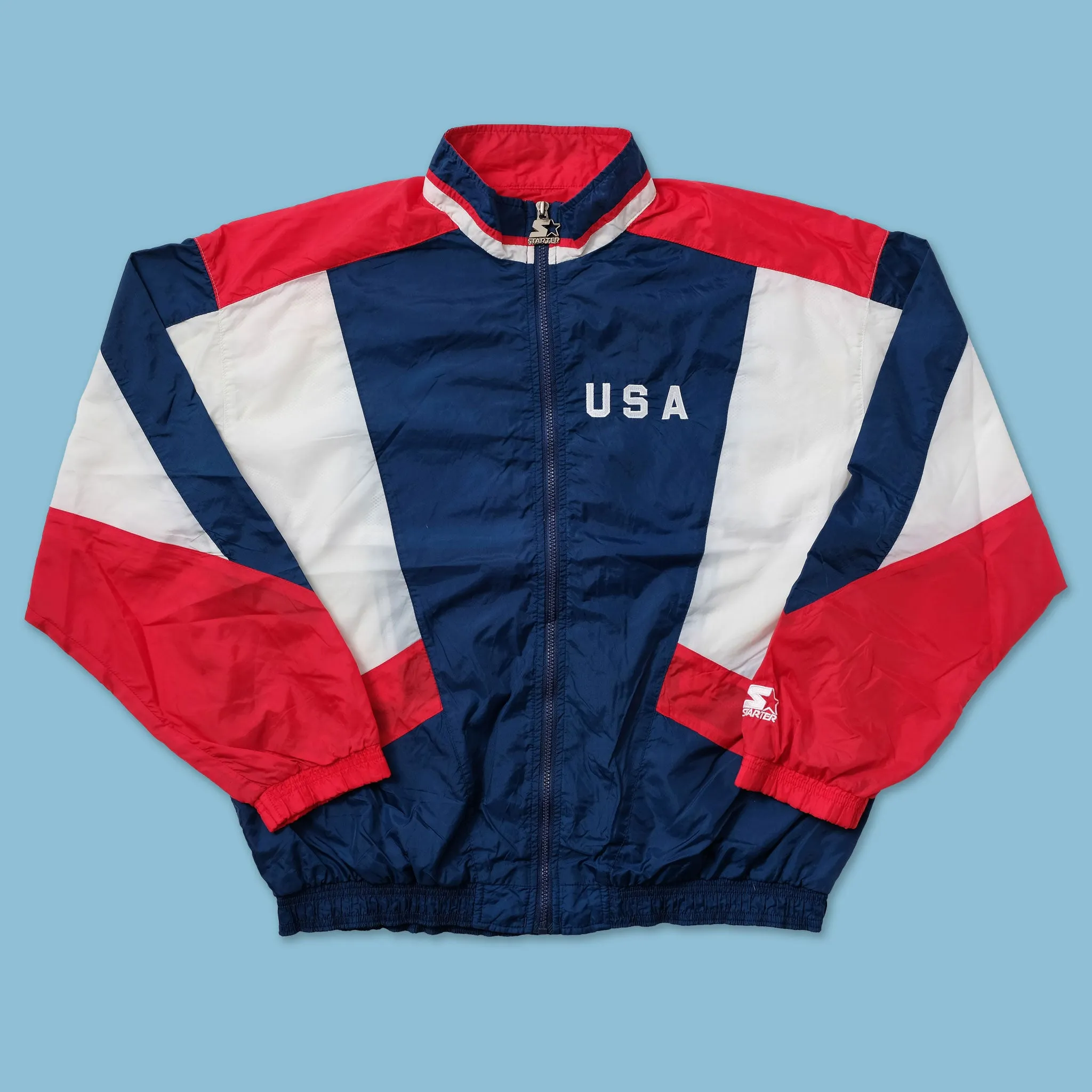 1996 Starter Olympics USA Track Jacket XLarge