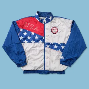 1996 Starter US Olympic Team Track Jacket Medium