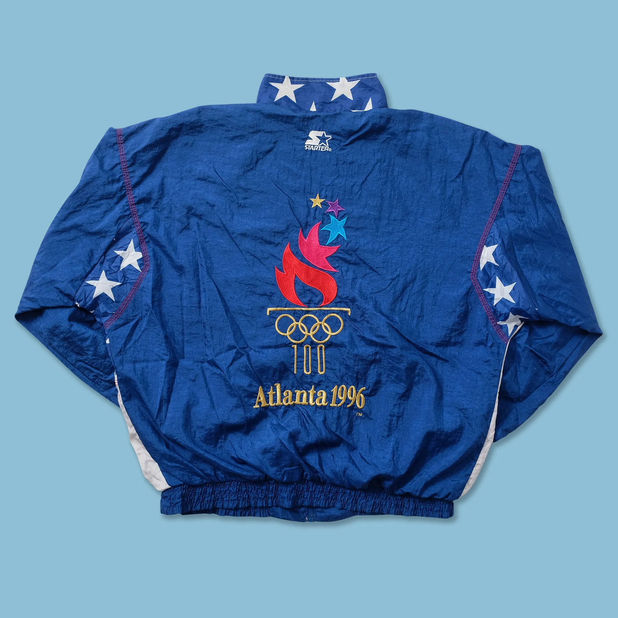 1996 Starter US Olympic Team Track Jacket Medium