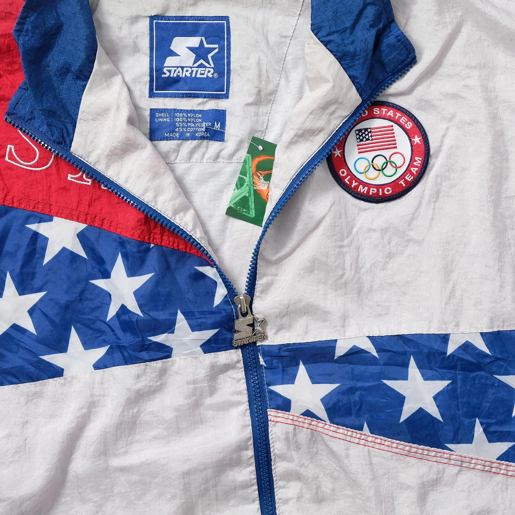 1996 Starter US Olympic Team Track Jacket Medium