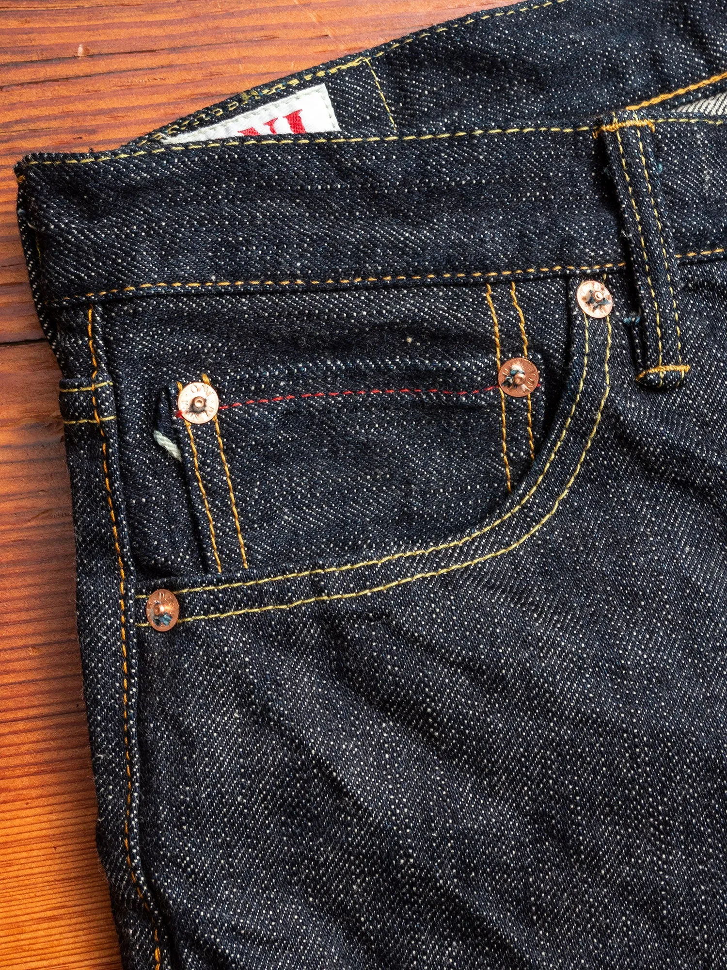 246-GC16 "Greencast" 16oz Selvedge Denim - Clean Straight Fit