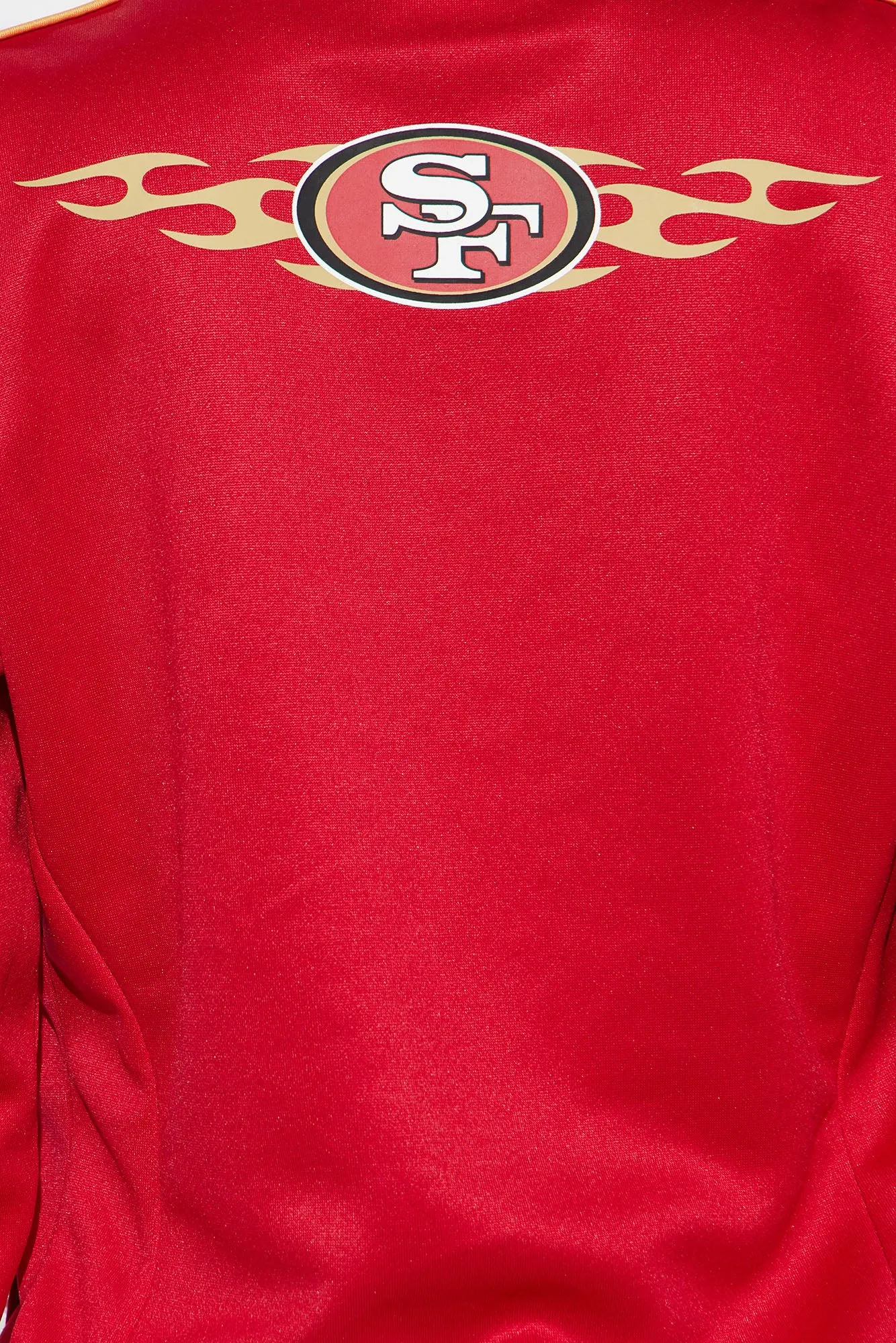 49ers Nation Zip Up Track Jacket - Red