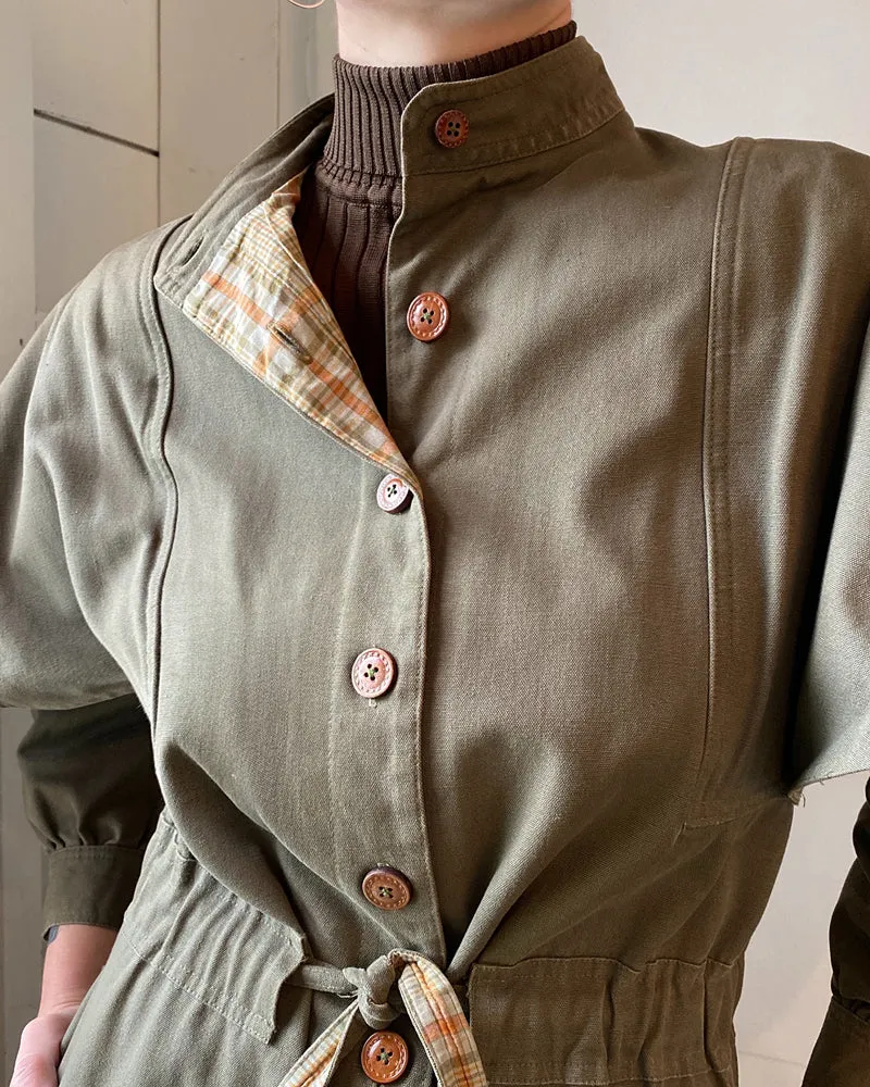 70s Kenzo JAP Belted Trench | S-M