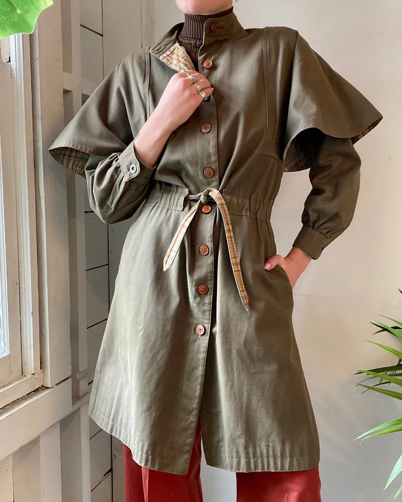 70s Kenzo JAP Belted Trench | S-M