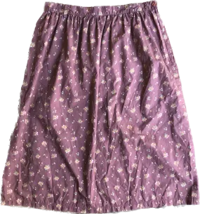 90s Eddie B. Calico Mauve Skirt       W34