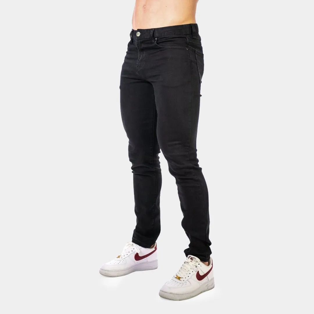 Active Tapered Slim Fit Jeans - Black