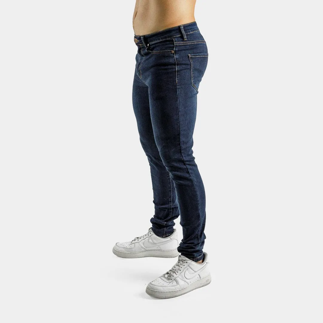 Active Tapered Slim Fit Jeans - Deep Indigo