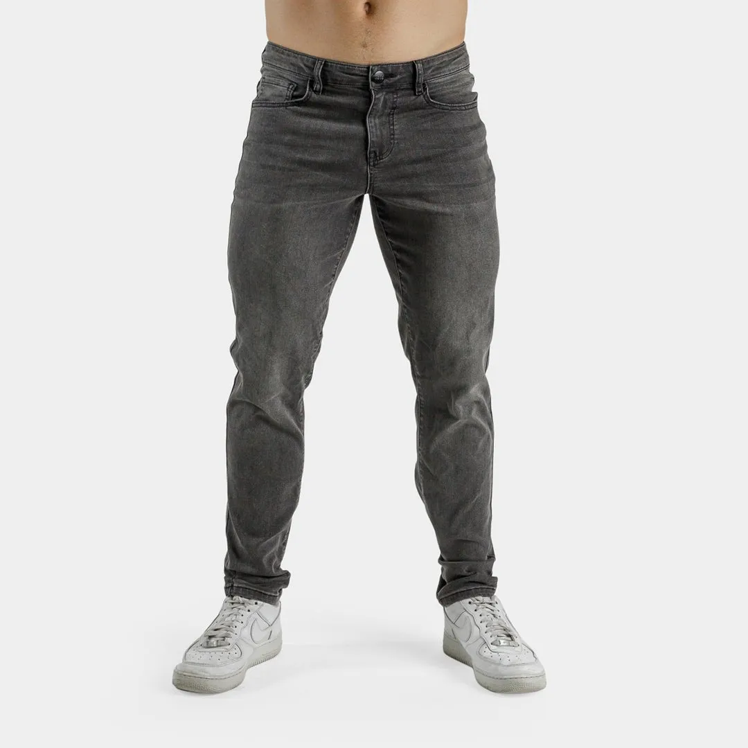 Active Tapered Slim Fit Jeans - Grey