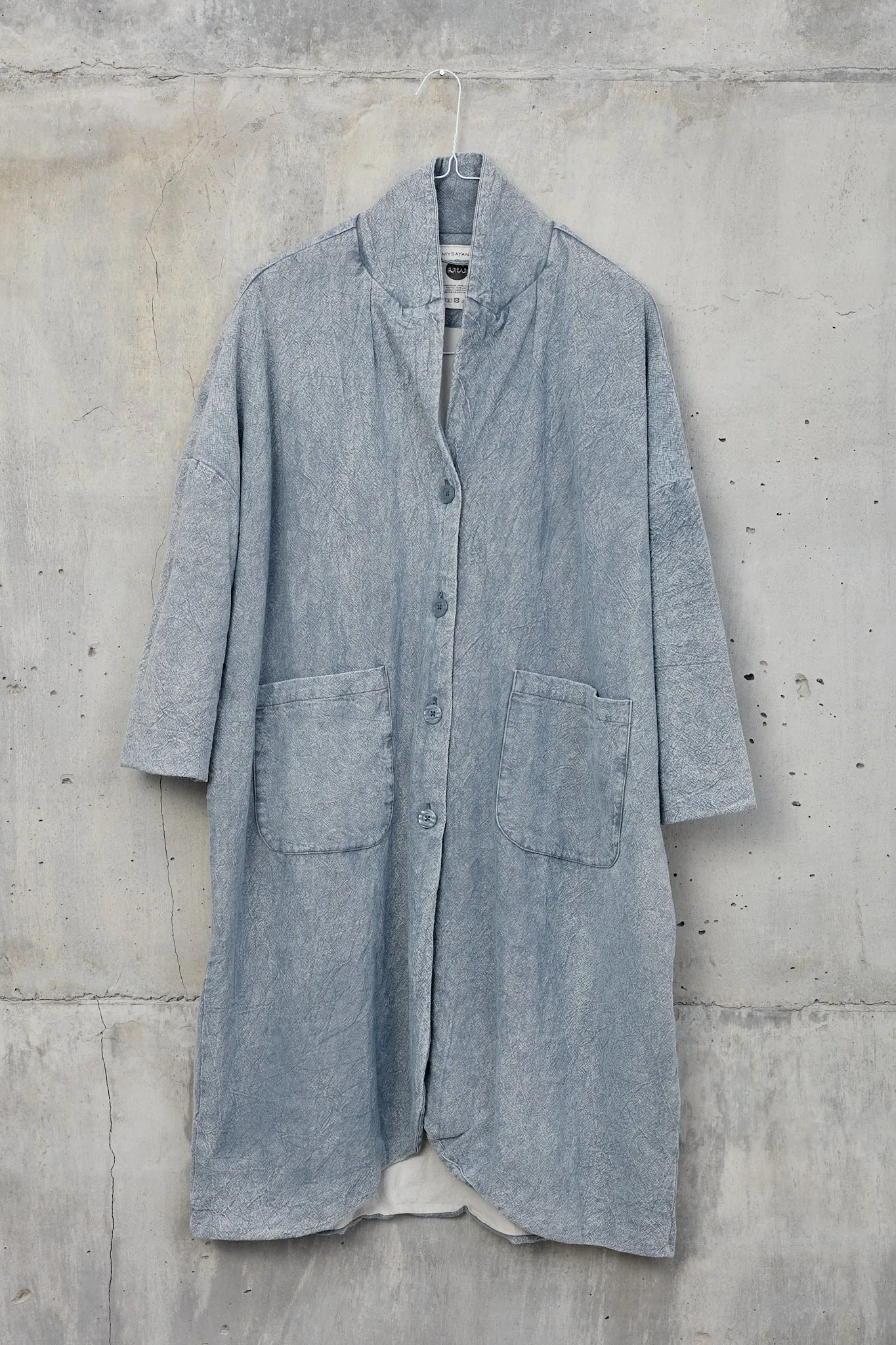 ADEM [ pure ] - unisex hachiko linen coat