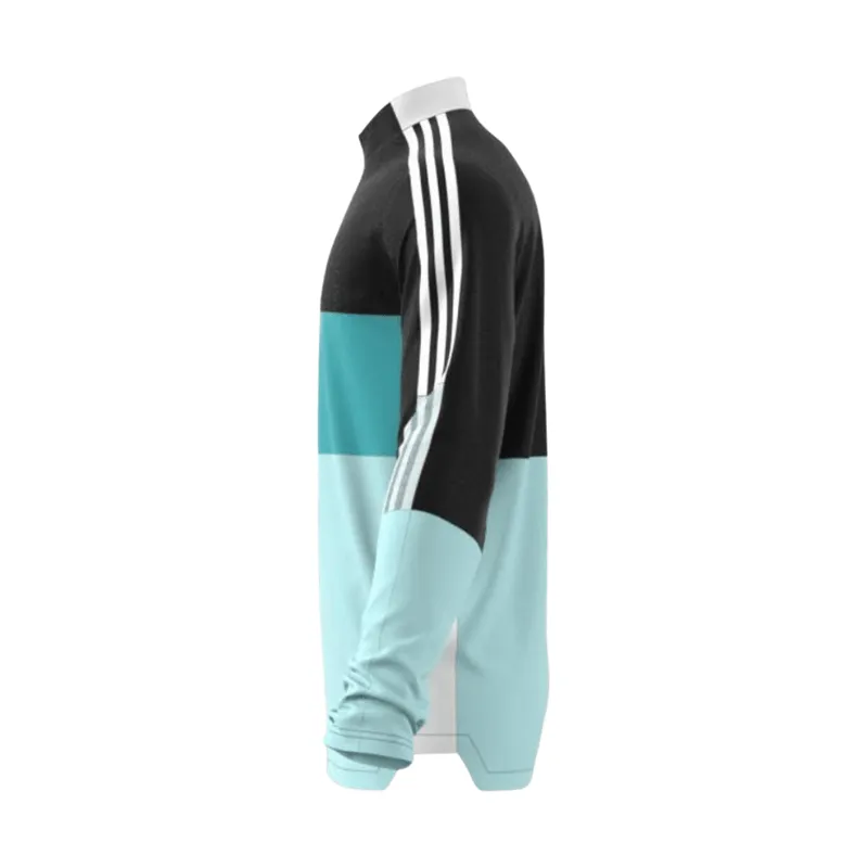 Adidas Tiro Track Jacket in Black/Halo Min