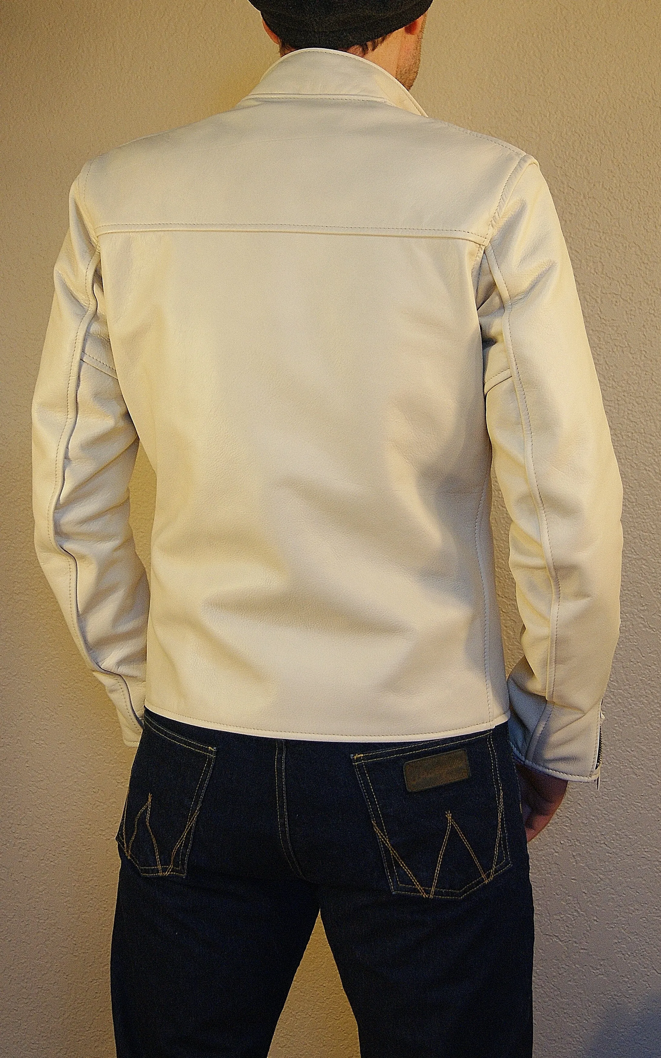 Aero Board Racer, size 38, Cream Vicenza Horsehide