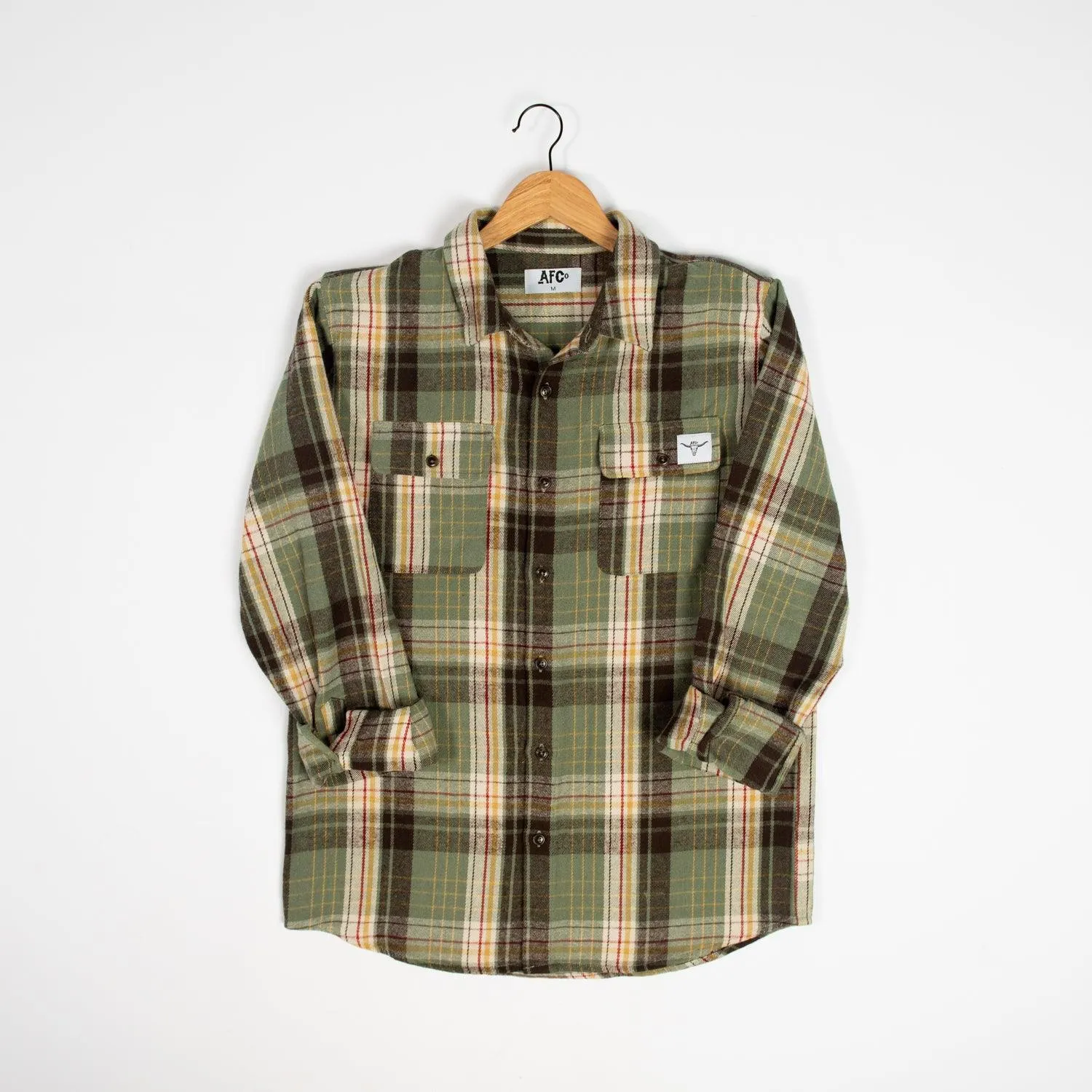 AFC Sage Plaid Women’s Flannel Shirt