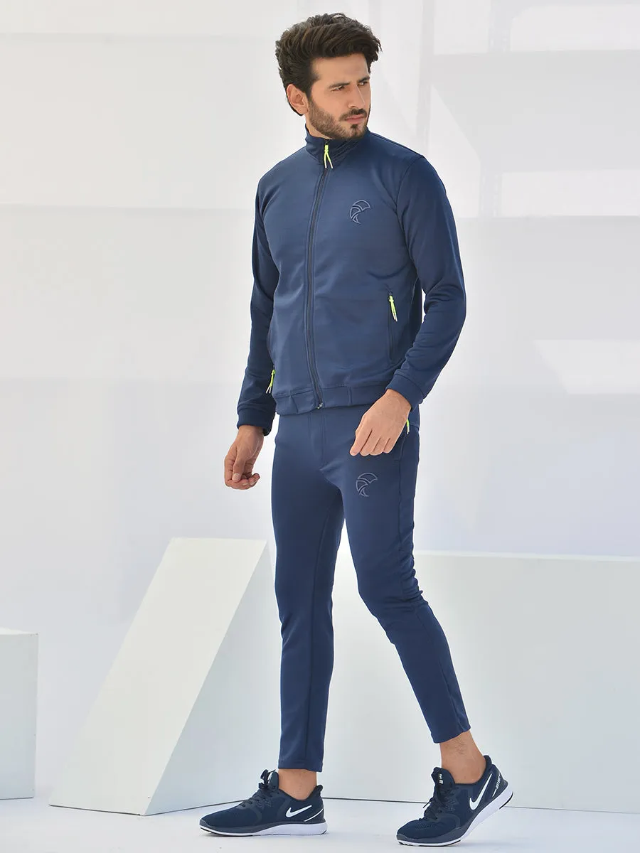 Airborne - Tracksuit - Midnight Navy Blue / Volt