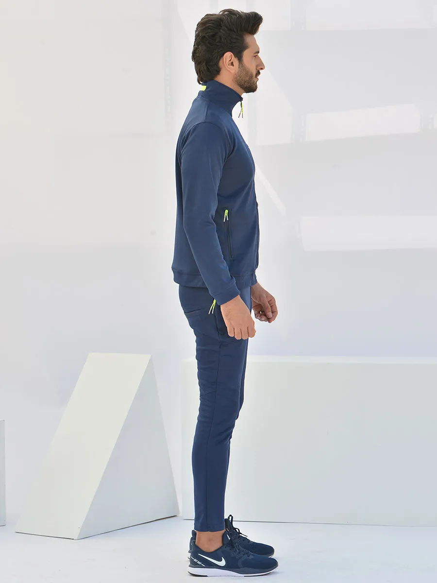 Airborne - Tracksuit - Midnight Navy Blue / Volt