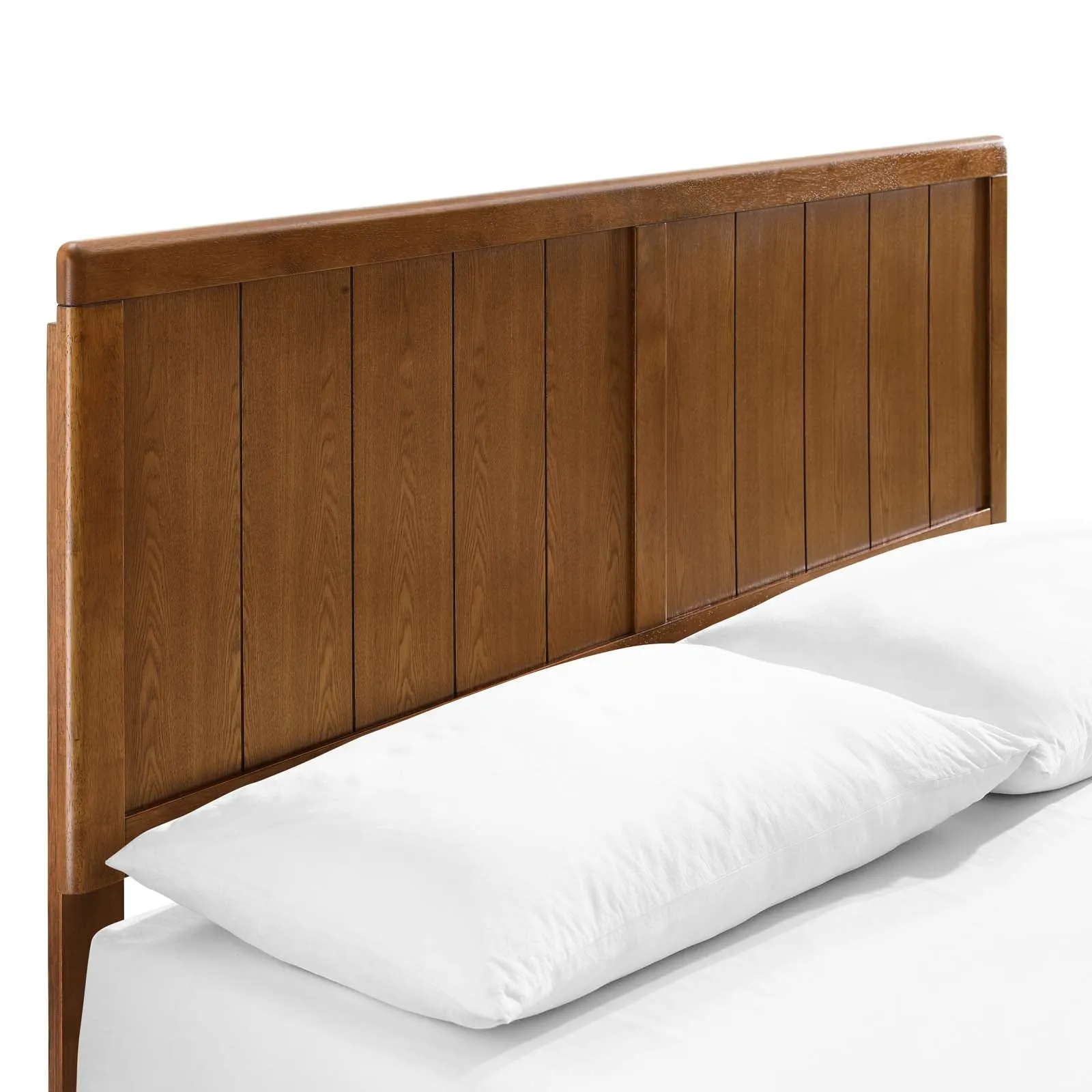 Alana Full Wood Platform Bed With Splayed Legs Walnut MOD-6619-WAL