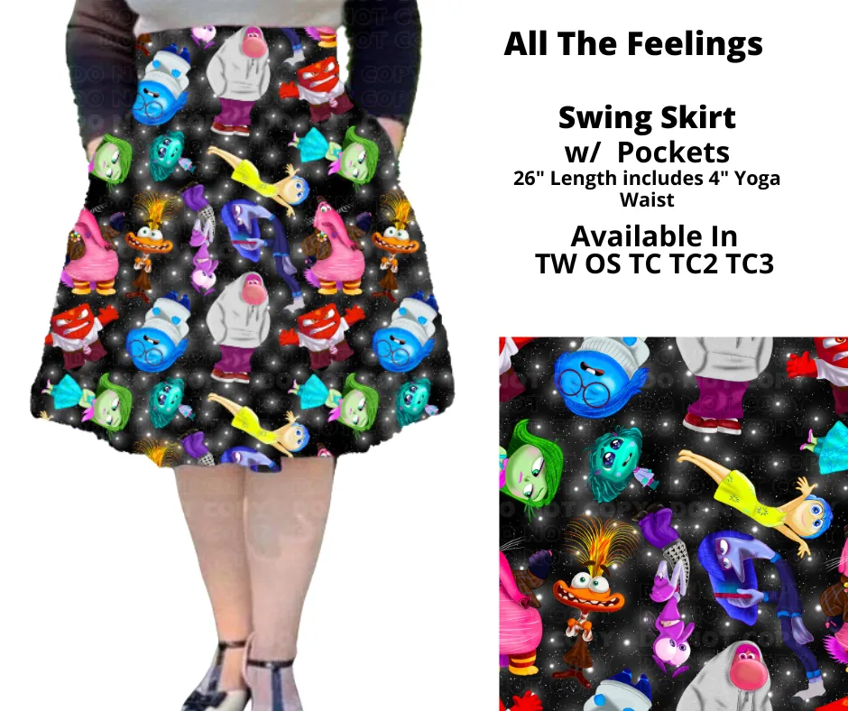 All The Feelings Swing Skirt