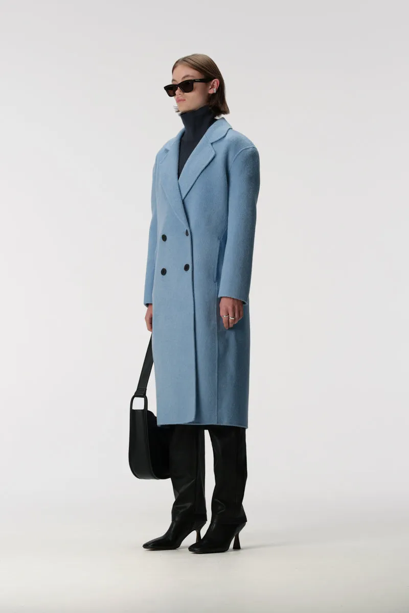 Analina Coat Cornflower Blue