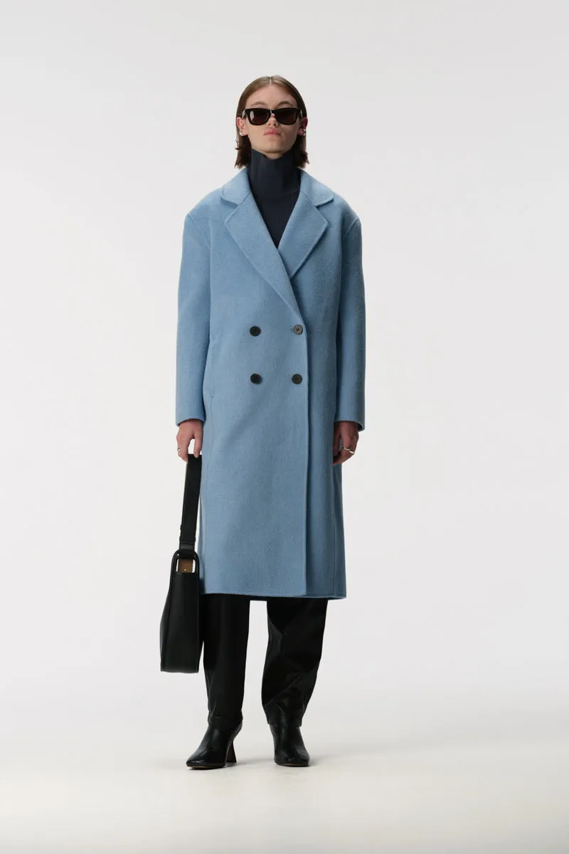 Analina Coat Cornflower Blue