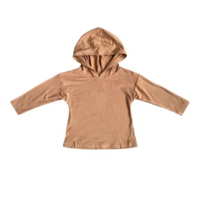 Baby Sprouts, Jersey Hoodie-Toffee