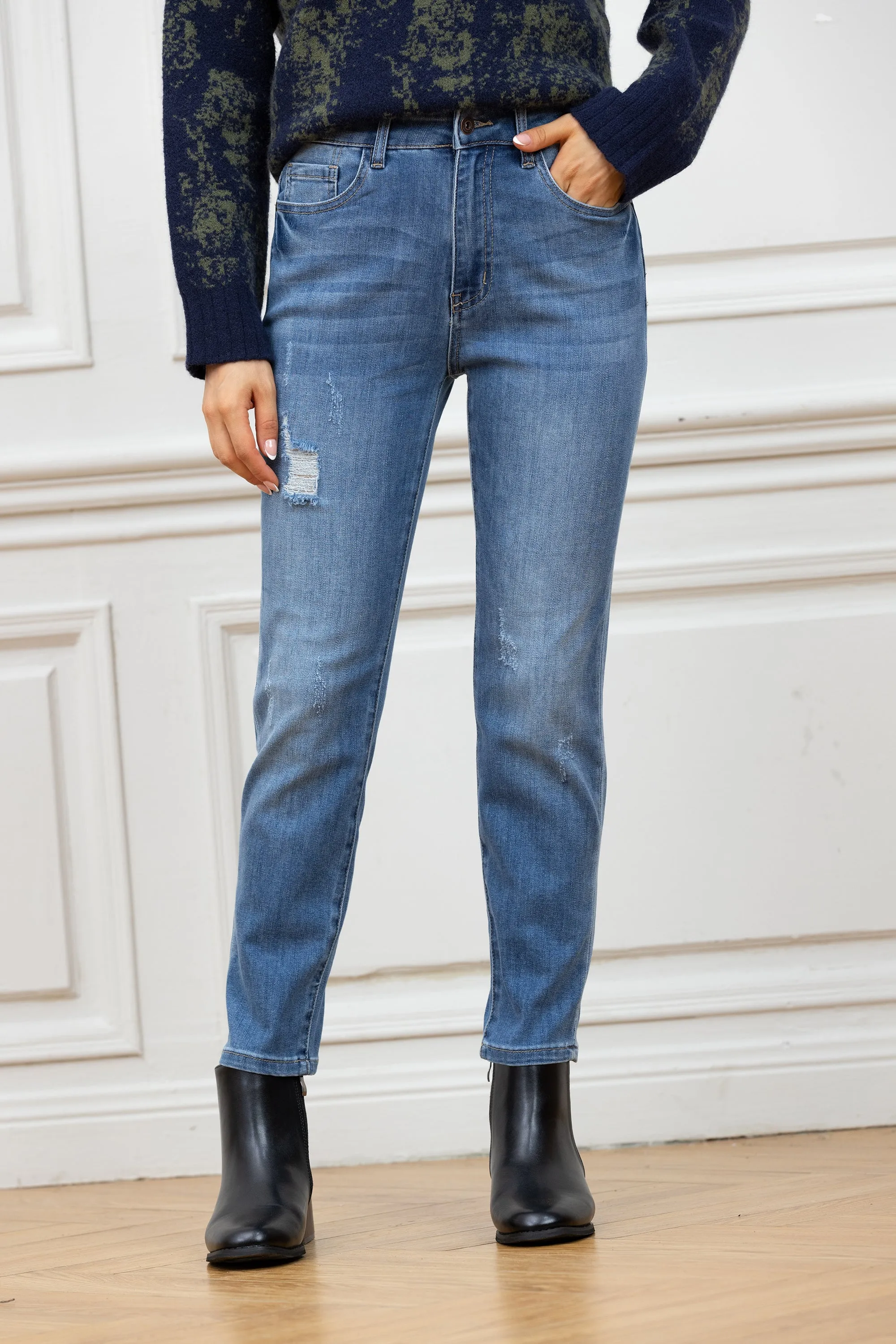 Bamboo Denim - Boyfriend Jeans