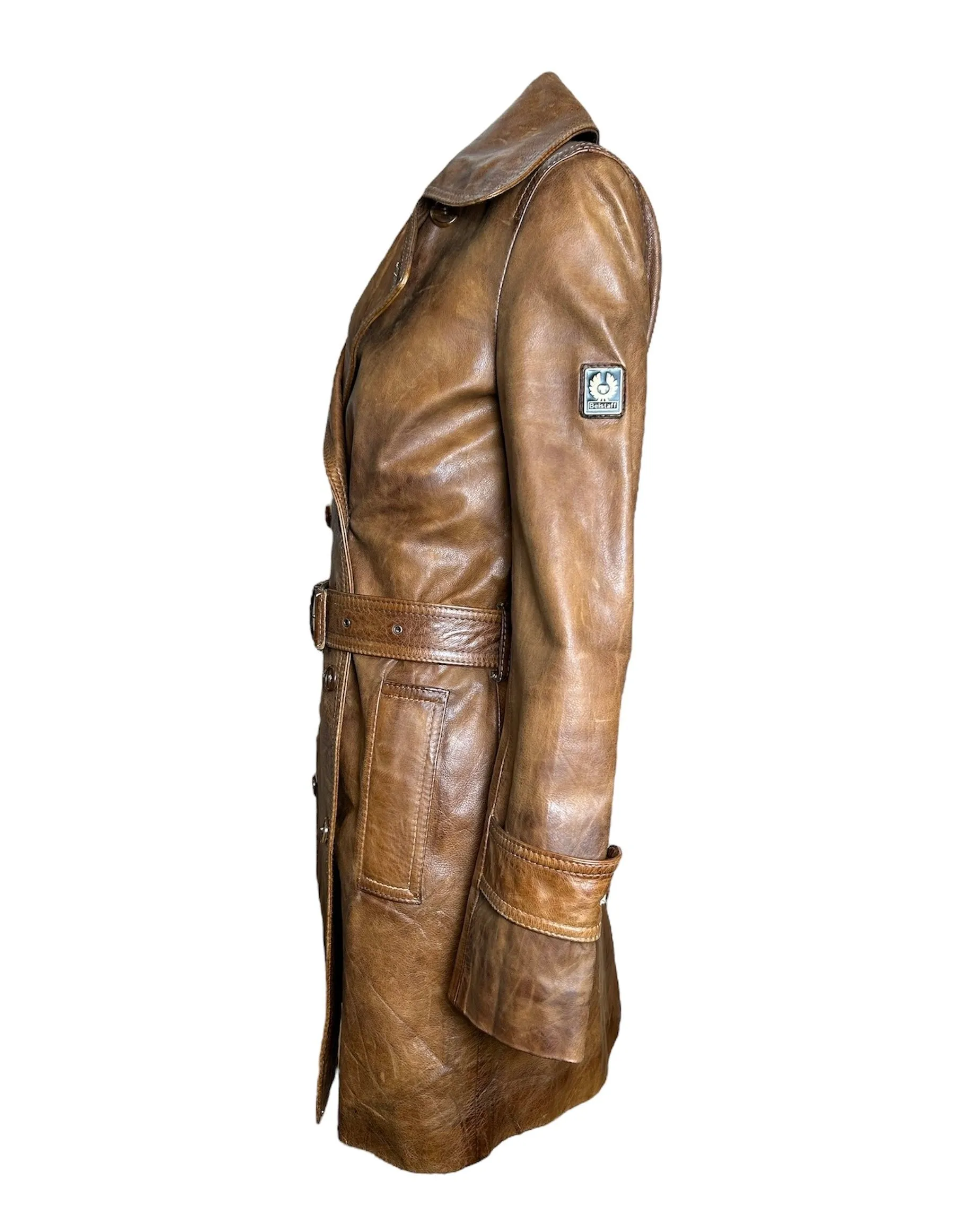 Belstaff Gold Label "Amelia Earhart" Brown Leather Flight Jacket