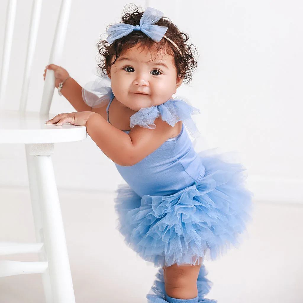 Blue Dew Tulle Bloomer