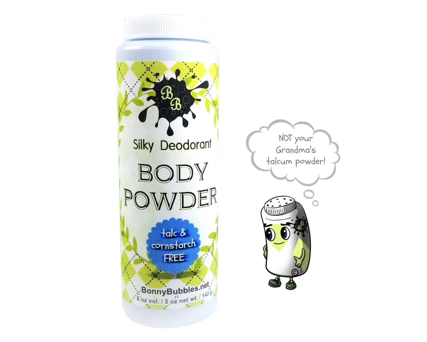 BLUE JEANS Body Powder, 8oz - deodorant skincare