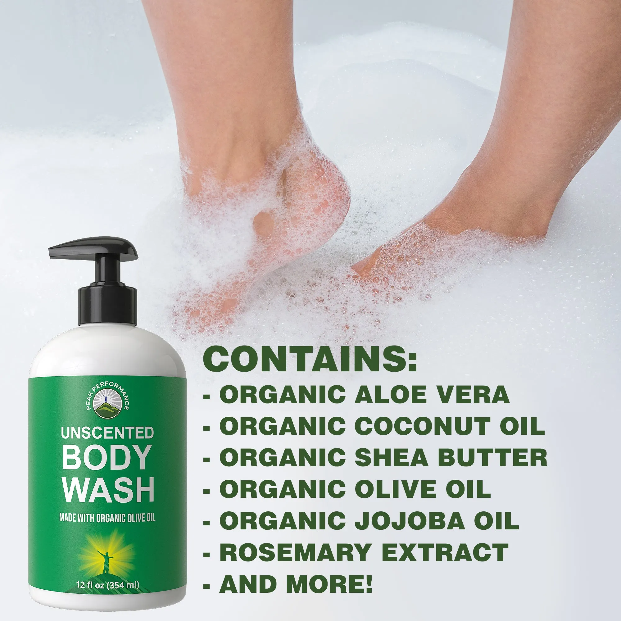 Body Wash Made With Organic Ingredients - Unscented