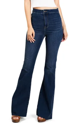 BOHO: HIGH WAISTED FLARE JEANS