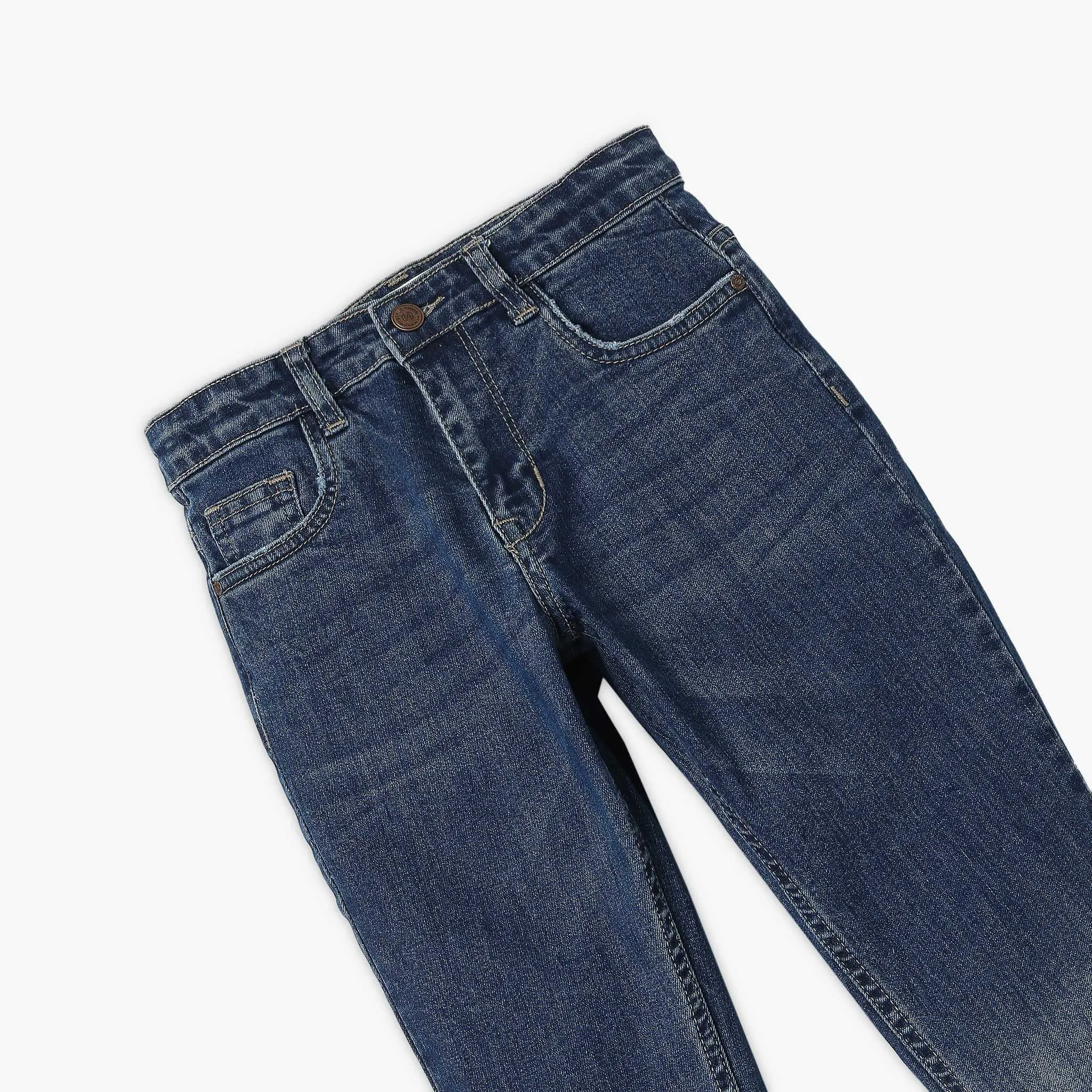 Boy's Regular Fit Ombre Jeans