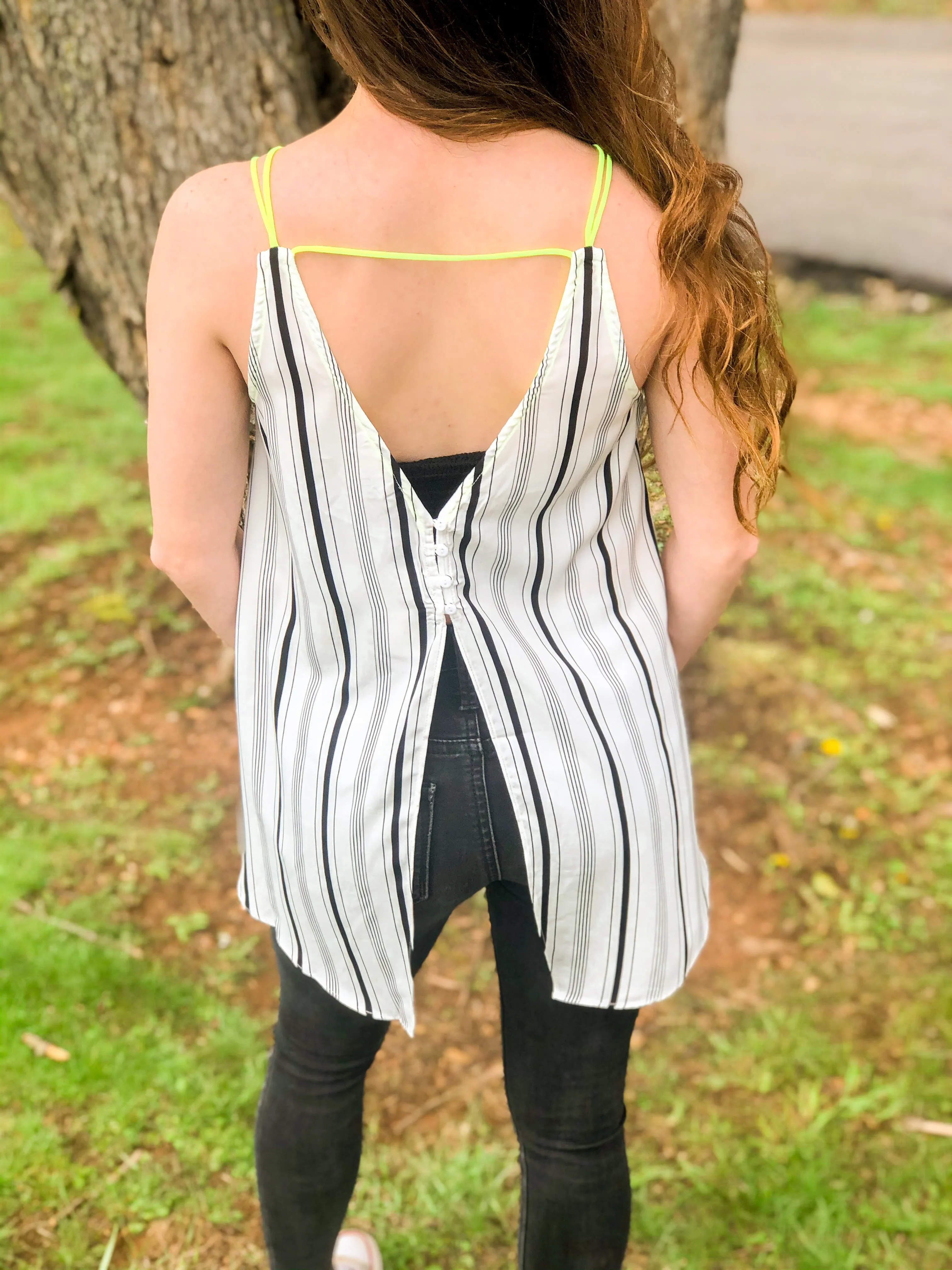 Brighter Days Neon Stripe Tank