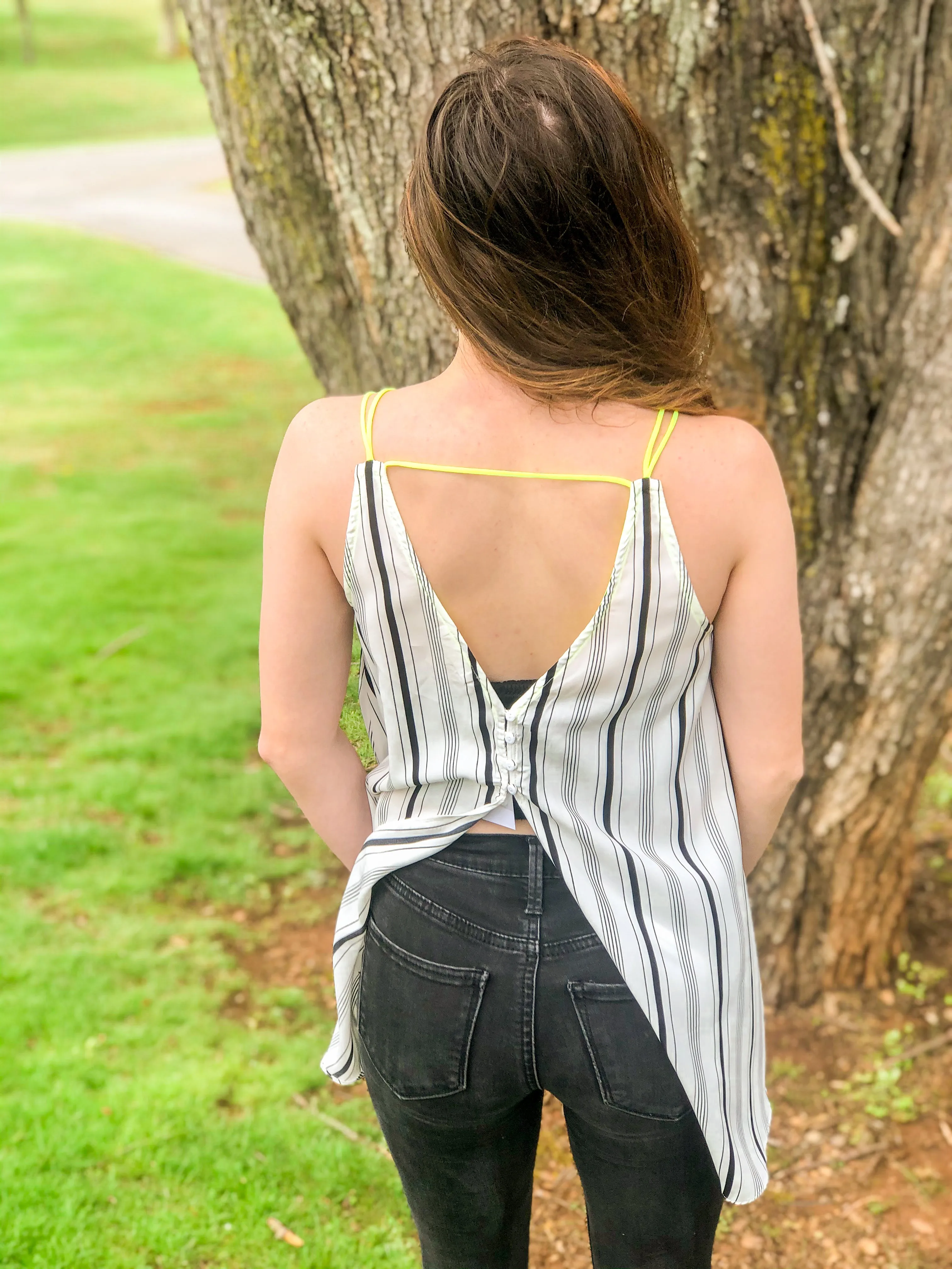 Brighter Days Neon Stripe Tank