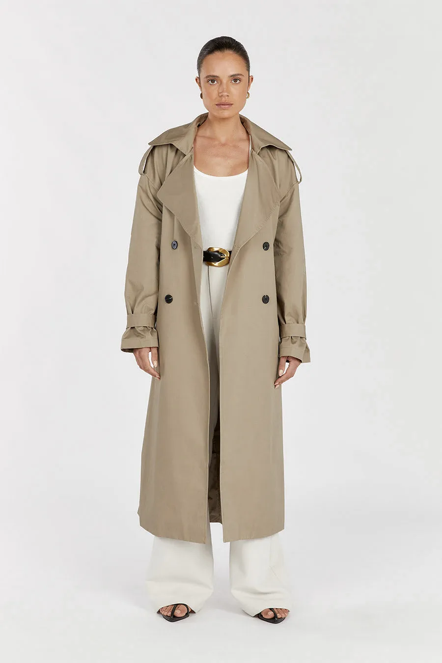 CAMERON MOSS TRENCH COAT