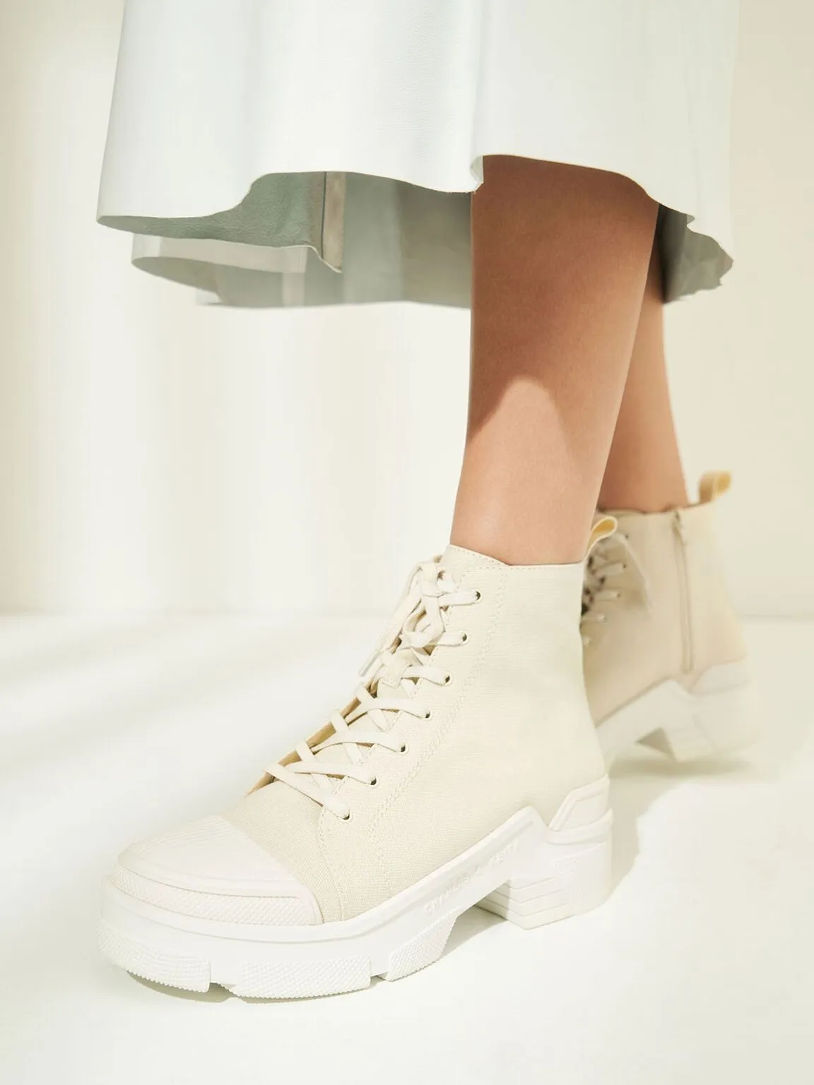 Canvas High Top Sneakers