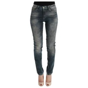 Cavalli Chic Blue Wash Slim Fit Jeans