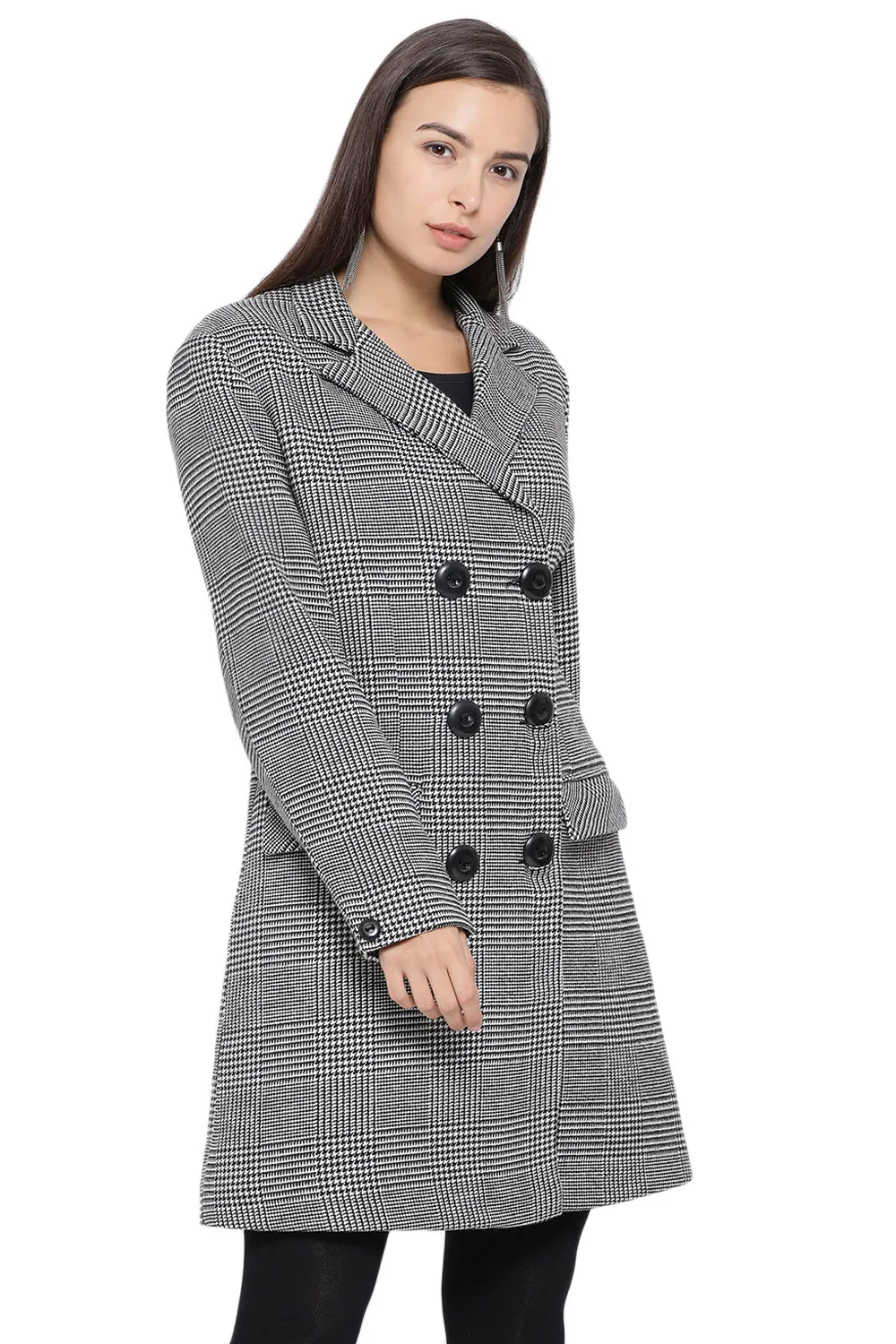 Checkered Long Coat