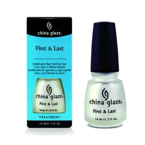 China Glaze, First and Last, 0.5 Fluid Ounce, 0.5 Fluid Ounce