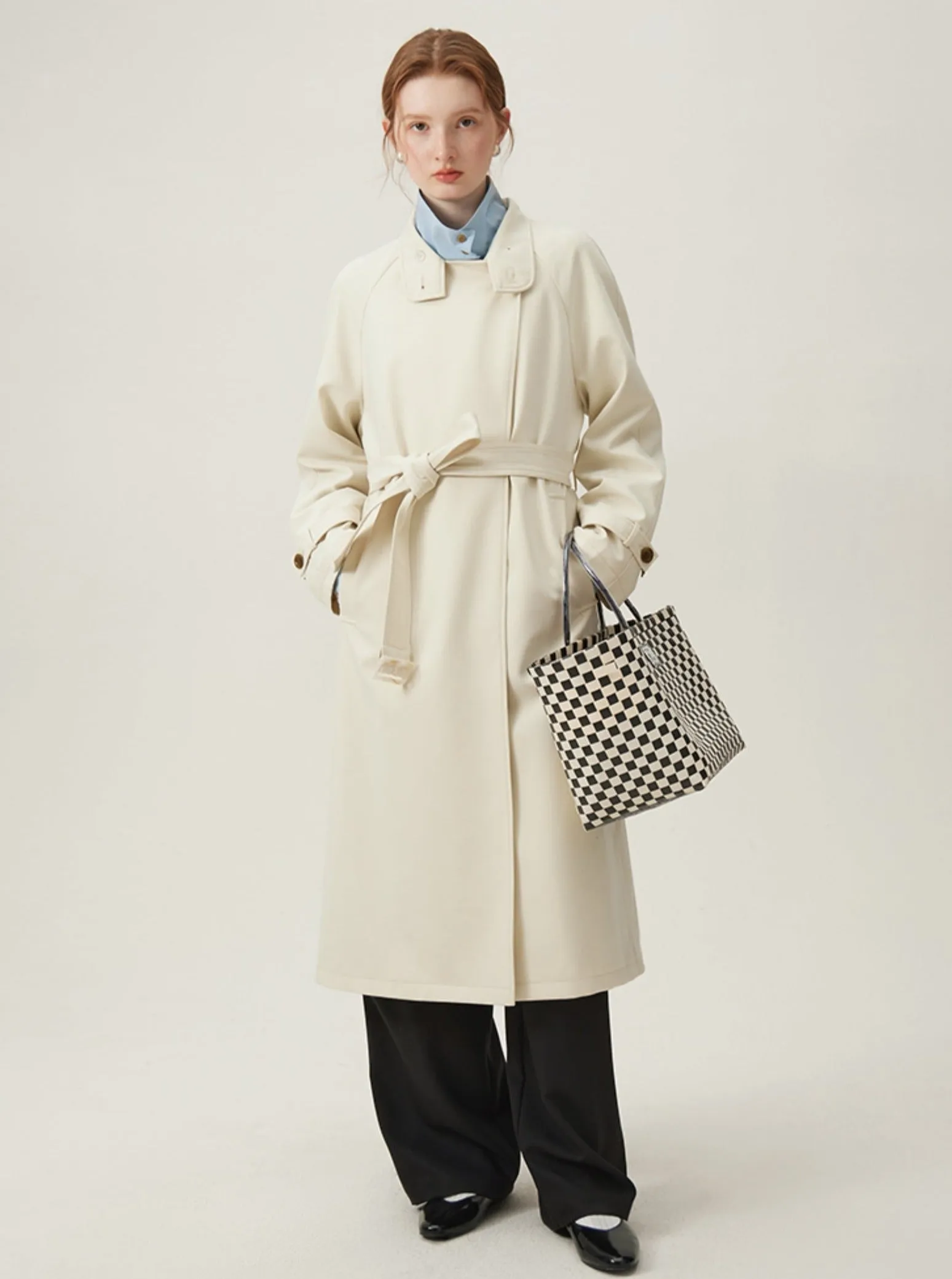 Classic Cream Trench Coat