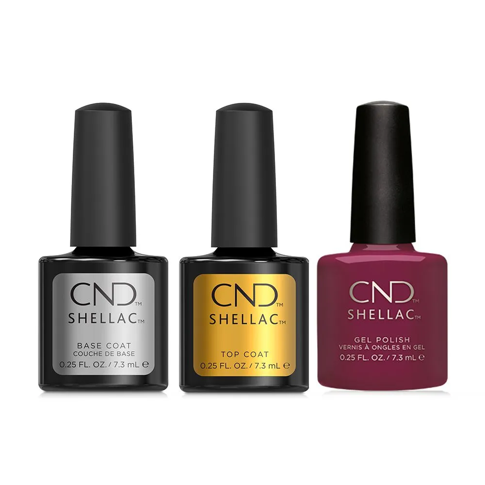 CND - Shellac Combo - Base, Top & Decadence