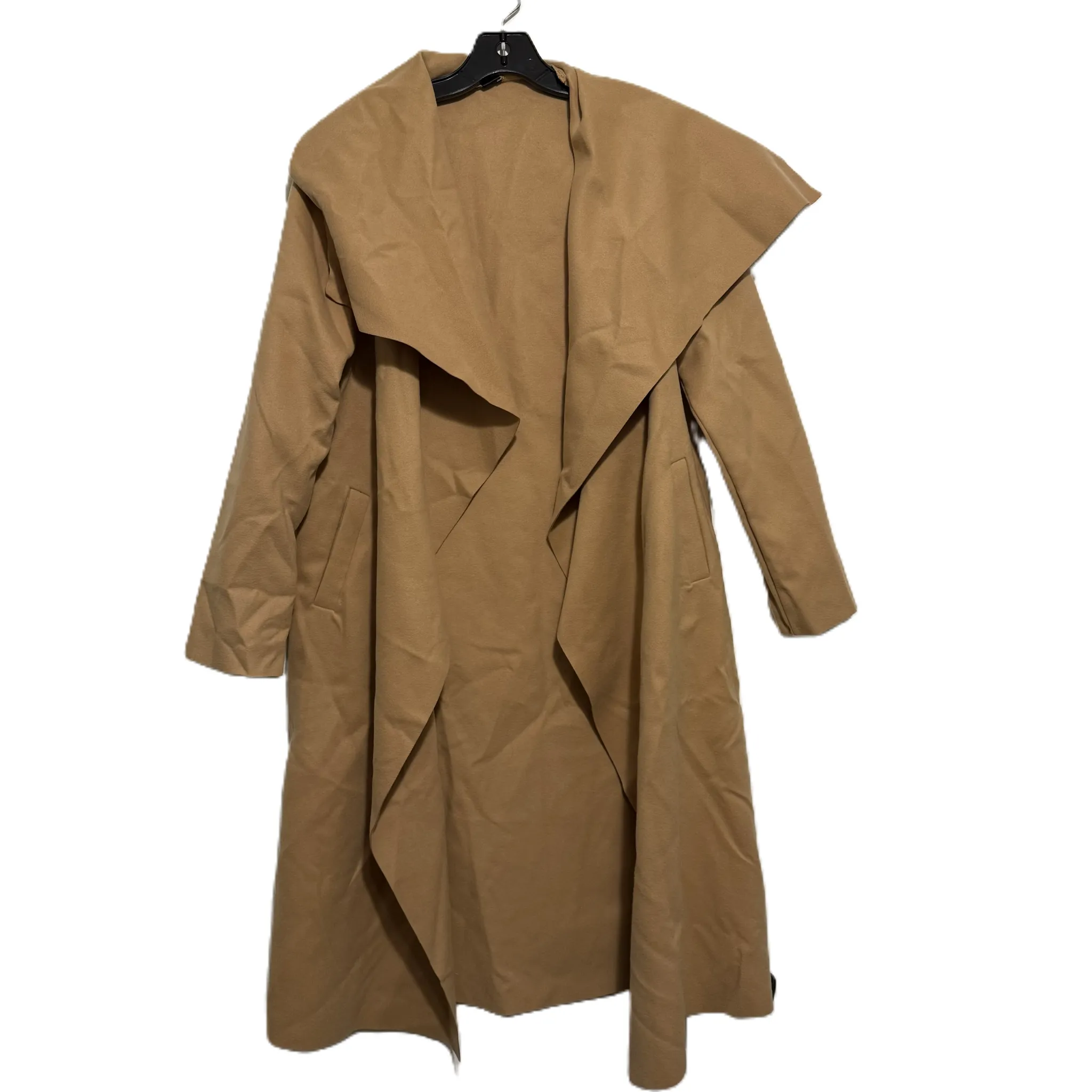 Coat Trench Coat By Clothes Mentor In Brown, Size: M