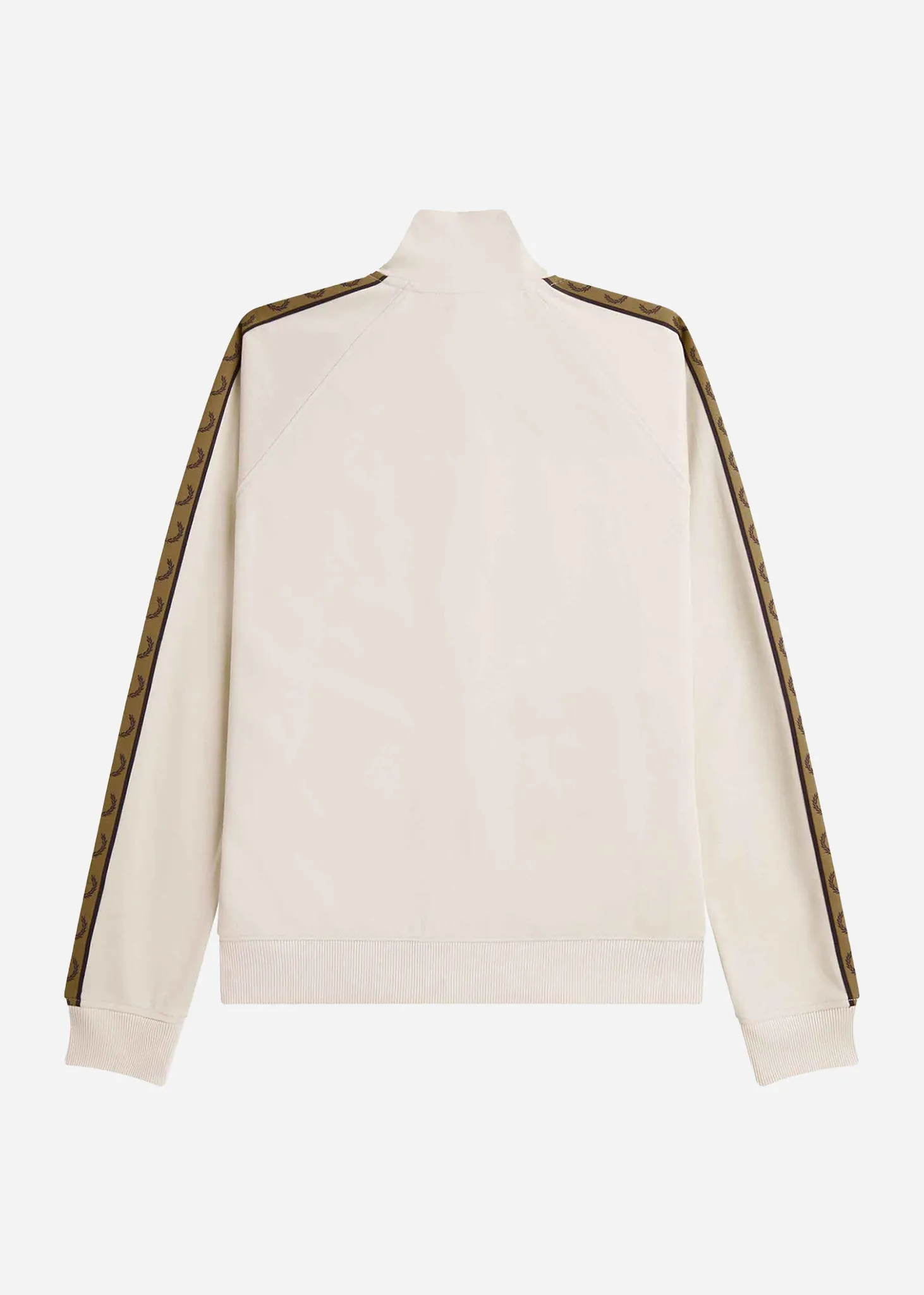 Contrast tape track jacket - oatmeal shaded stone