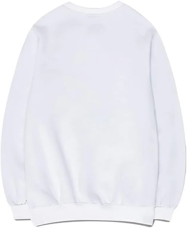 CORIRESHA Teen Flame Sweatshirt Crewneck Long Sleeve Cotton Y2K Aesthetic Pullover