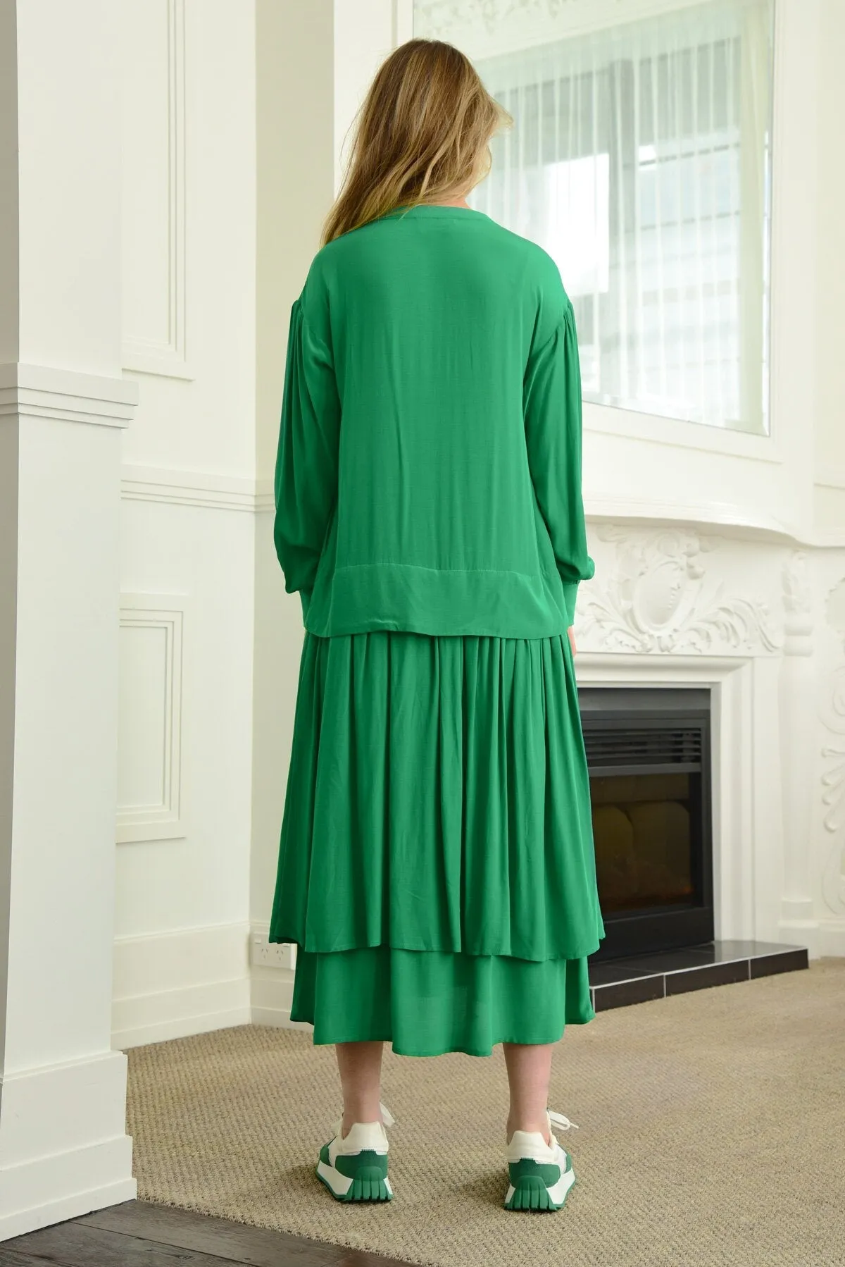 Curate All You Need Dress - Green