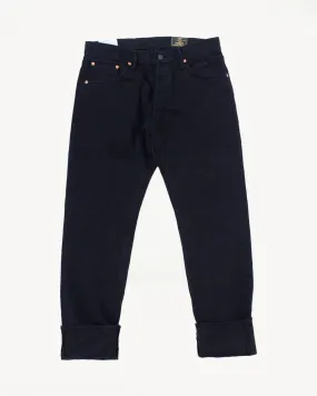 D1864S - 14oz "Kurozome" Selvedge Jeans Relaxed Taper - Black