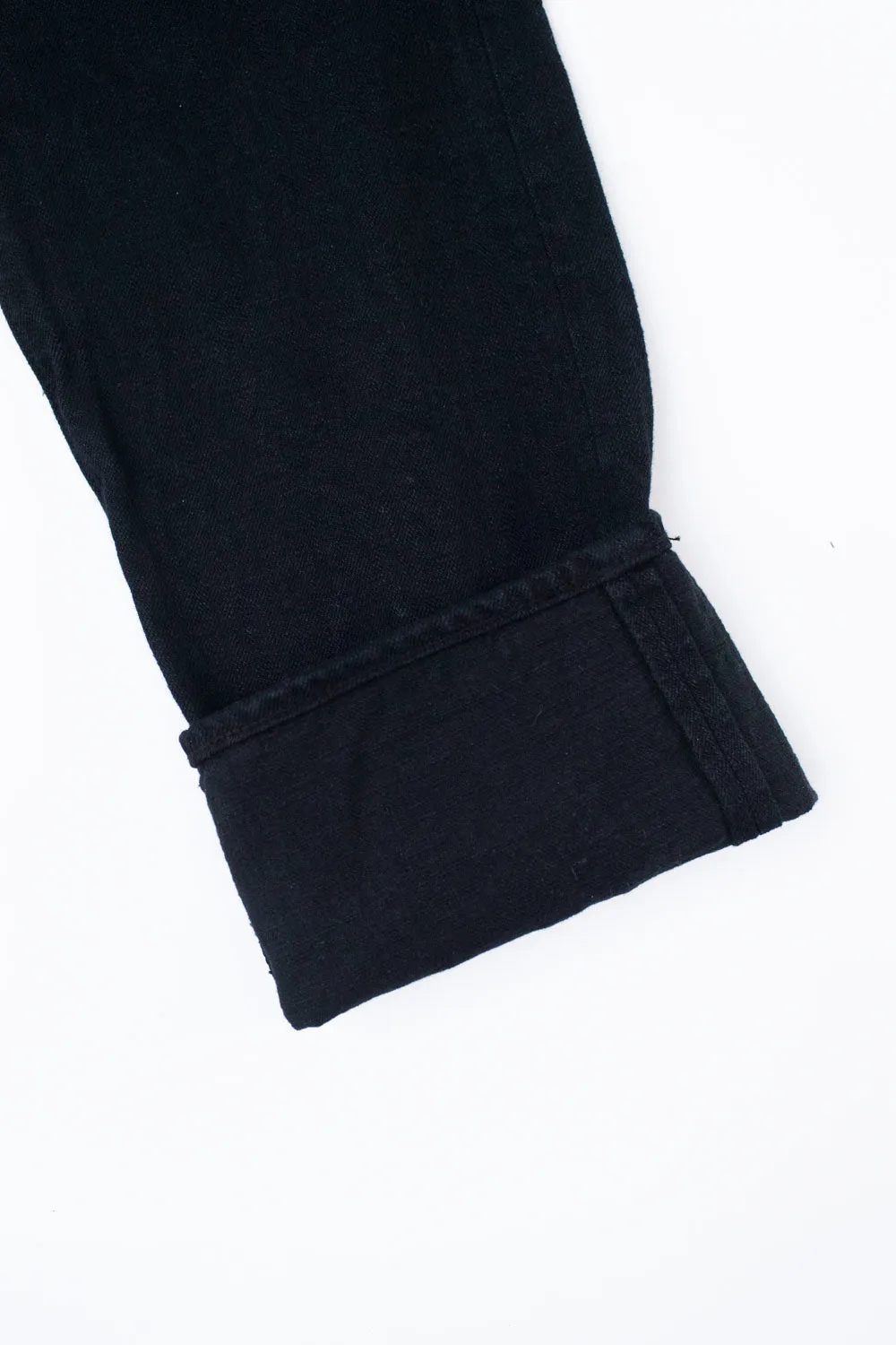 D1864S - 14oz "Kurozome" Selvedge Jeans Relaxed Taper - Black